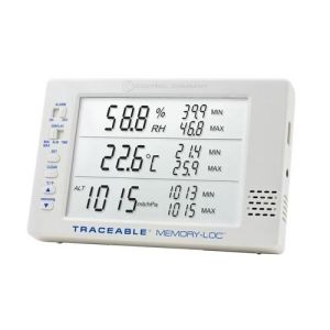 Traceable Thermometer/Clock/Humidity Monitor