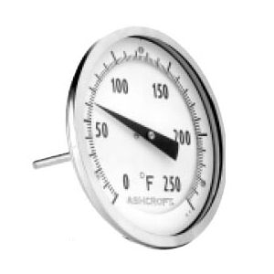 remote output temperature gauge bimetal thermometer