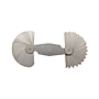Mitutoyo 186-107 Radius Gage, 15 pairs