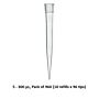 BRANDTECH Pipette tips, 5-300uL, graduated, tip-refills, 960/pack
