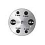 Fluke Calibration 9143-INSF Insert F, Metric Comparison Misc Holes with 0.25-inch Hole