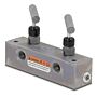 Enerpac AM21 Split Flow Hydraulic Manifold, 1 inlet, 2 outlet ports
