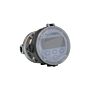 FLOMEC OM015S001-822R5G 1/2" Oval Gear Stainless Steel NPT Flow Meter, RT14 Transmitter with Built-In Digital Display