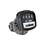 FLOMEC OM040S001-820M4 1-1/2" Oval Gear Stainless Steel NPT Flow Meterwith Mechanical Display