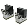 Used GE Panametrics PT9-CFLP Pair of 1/2 to 2in Transducers for PT900 with Fixture