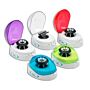 Benchmark Scientific Mini Centrifuge, red lid, with 2 rotors, 100-240V (US Plug)