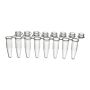 Labcon PurePlus .2mL 8-Well PCR Tube Strips with Bubble Caps, pack/120