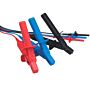 Megger 1005-262 Med.Sized 6kV Insulated Clip Test Leads for MIT 15kV