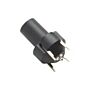 Pomona 73096-0 In-Line 4mm Safety Jack For PCB, Black