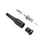 Pomona 73104-0 DIY Insulated BNC (M) Connector, 50 Ohm, Black
