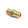 Ralston Instruments QTHA-1MB1 1/8" Male NPT x Male QT with Check- valve, Brass Adapter