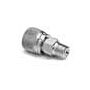 Ralston Instruments QTHA-1MSA 1/8" Male NPT x Female QT, no check valve, 300 series Stainless Steel Adapter