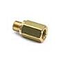 Ralston Instruments QTHA-2FB1 1/4" Female NPT x Male QT with Check- valve, Brass Adapter