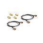 Ralston Instruments QTHA-KIT6-6FT High Pressure Hose Kit, 6000PSI Brass, 6'