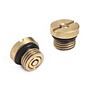 Ralston Instruments DP0V-0045 (2) DV0V Vacuum Check Valves Brass