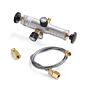 Ralston Instruments DPPV-2FBA-RG DPPV (+125PSI to -23inHg) Pump 1/4" FBSP Gauge Adapter, 1m Hose