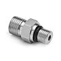 Ralston Instruments QTHA-7SS0 7/16-20 Male SAE/MS x Male Quick-test, Stainless Steel Adapter