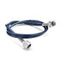 Ralston Instruments XTXT-HOS-1M Quick-test XT 10000PSI Hose, Stainless Steel Hose Ends, 1m