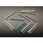Simport 0.2mL Strips of 8 PCR Strips, Thin Wall, Cap and Strip Attachment, pack/125