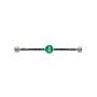 Ralston Instruments XTXT-HOS-2FT Quick-test XT 10000PSI Hose, Stainless Steel Hose Ends, 2'