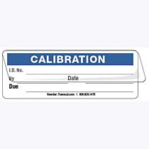 Transcat 5353C-B Self-Laminating Calibration Labels, Black | Transcat