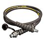 Enerpac H9206Q Heavy-duty Rubber High Pressure Hydraulic Hose, 6 ft