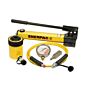 Enerpac SCH202H Hollow Hydraulic Cylinder and Hand Pump Set, 20 Ton,2" Stroke