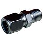 Omega Engineering BRLK-18-18 Compression Fitting, 1/8" NPT Male, Brass, RoHS Compliant