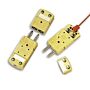 Omega Engineering MPJ-K-F Miniature Panel Jack, K Type, 1 Row, 6 Jacks, Panel, Miniature Male Connector