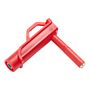 Pomona 73106-2 Right-Angle Magnetic Probe, Red 