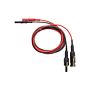 Pomona PVLEAD1 MC4 To 4mm Test Lead Set, Black/Red