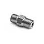 Ralston Instruments QTHA-3MS0 3/8" Male NPT Male Quick-test Stainless Steel Adapter