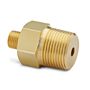 Ralston Instruments QTHA-6MB0 3/4" Male NPT x Male Quick-test, no Check-valve, Brass Adapter