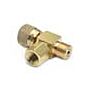 Ralston Instruments QTHA-HFCB-1F Tee-male QT run x female QT run x 1/8" female NPT branch, Brass