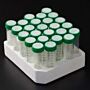 CellTreat 50mL Centrifuge Tube, Marking Spot Caps - Foam Rack, Sterile, case/300