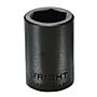 Wright Tool Company 48-27MM 27mm 1/2"Dr.6 Pt.Std.Metric Impact Socket