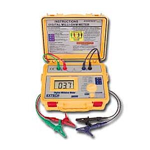 Extech 380580 Battery Powered Milliohm Meter 
