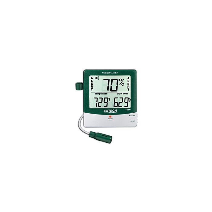 Extech 445815 Hygro-Thermometer Humidity Alert, Dew Point with NIST Certificate