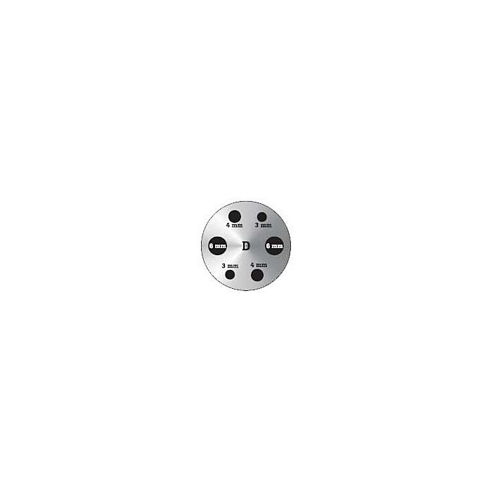 Fluke Calibration 9142-INSD Insert D, Metric Comparison Holes: 3mm;4mm;6mm