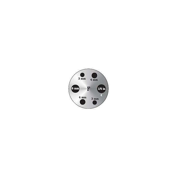 Fluke Calibration 9143-INSF Insert F, Metric Comparison Misc Holes with 0.25-inch Hole