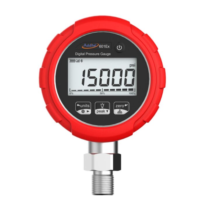 Additel ADT601Ex-50-GP30-PSI-N ADT601EX Digital Pressure Gauge, 0-30 psi, 1/4NPT M