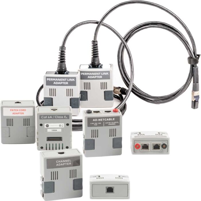 AEM Test TESTPRO-K60E-CAT8 Copper Network Cable Cert. Modules Cat3 - Cat8, + POE, for Rent