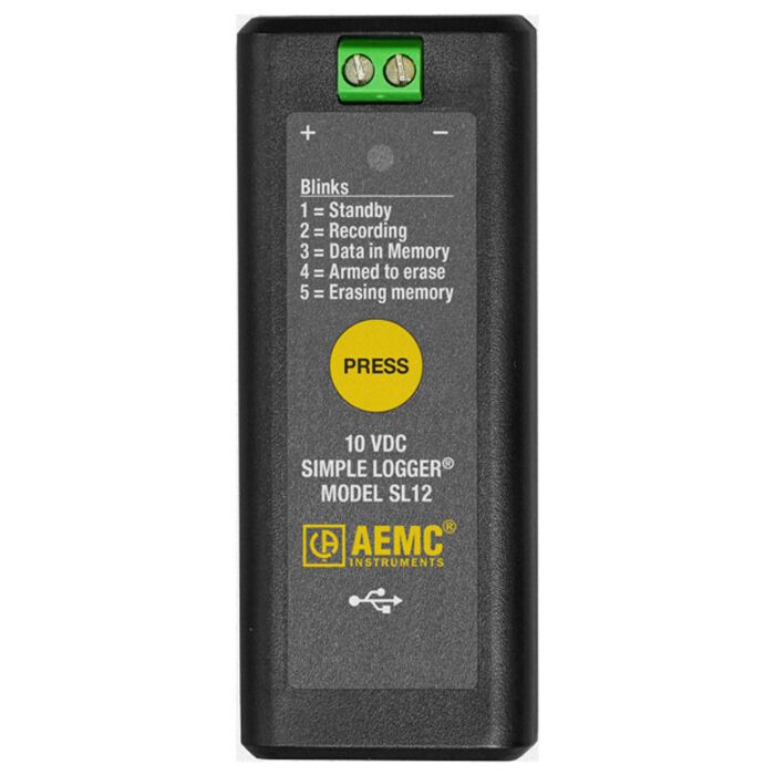 AEMC Instruments SL12 Simple Logger Model SL12 (voltage, 10 VDC)