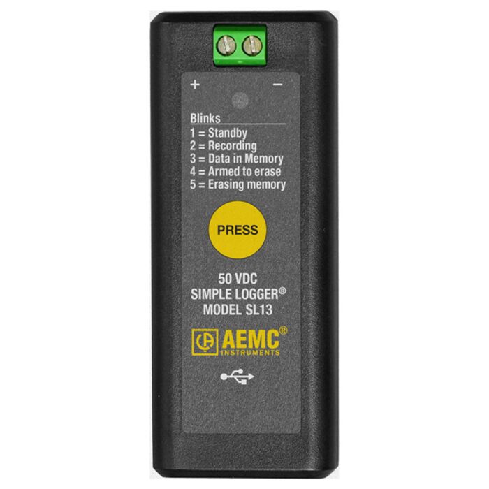 AEMC Instruments SL13 Simple Logger Model SL13 (voltage, 50 VDC)