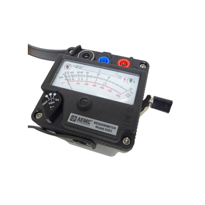 AEMC 6503 Megohmmeter (Hand-cranked, 250V,500V,1000V)