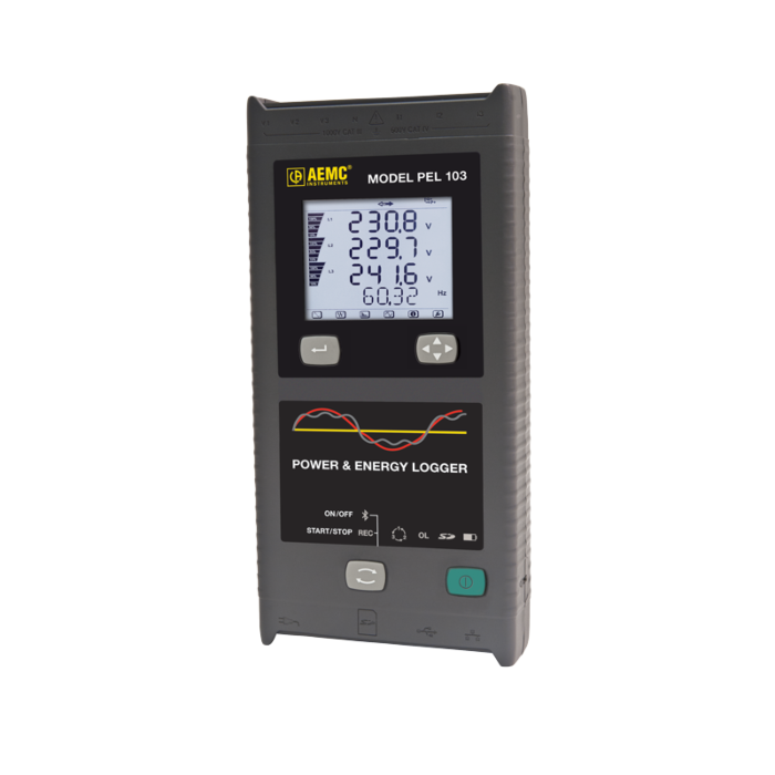 AEMC PEL 103 for Rent, Power & Energy Logger with LCD 1000V and 3000A