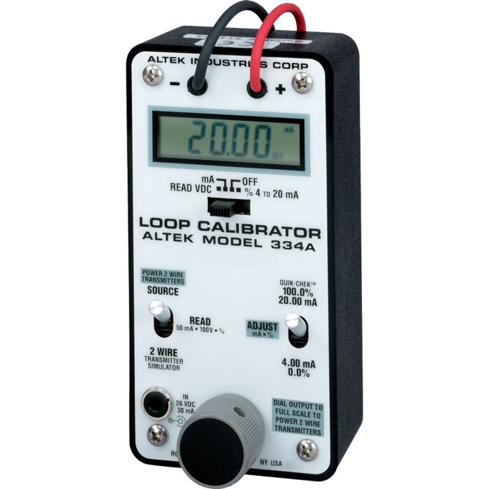 Altek 334A for Rent, Miliamp Loop Calibrator, 4-20 mA