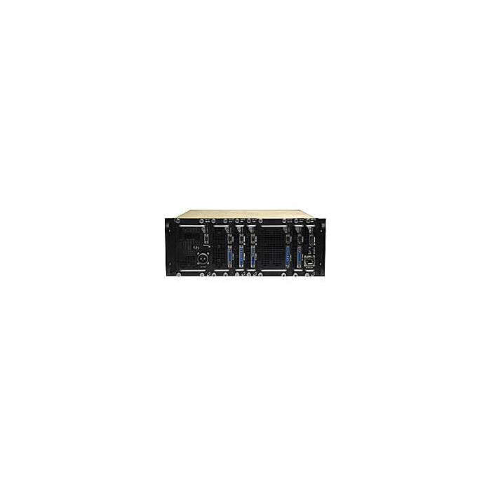 AMETEK Programmable Power ReFlex Power 12 Slot Mainframe, Dual-Screen dress panel, 90 degree AC Input Connector