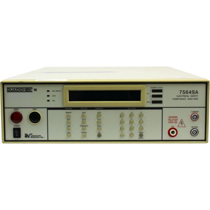 Used Associated Research QUADCHECK II 7564SA Electrical Safety Compliance Analyzer for Sale