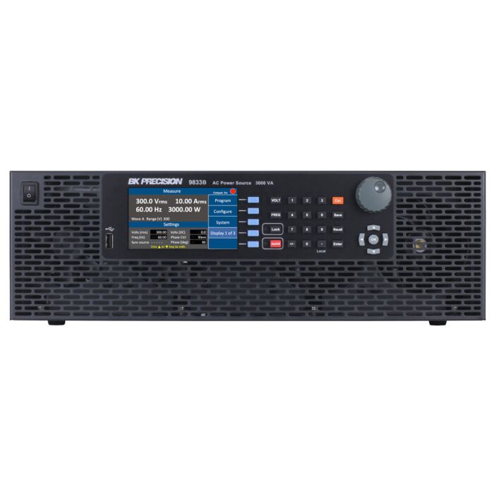 B&K Precision 9833B 3000 VA AC Power Source 